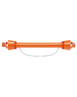 1 3/8" PTO Drive Shaft, 6 Spline End Round End PTO Driveline Shaft, Series 4 Tractor 39"-55" Brush Hog PTO Shaft for Bush Hog,Finish Mower,Rotary Cutter