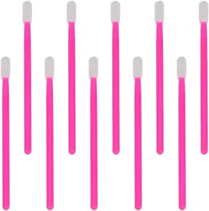 100pcs Flat Head Duck Tongue Lip Brush Lip Gloss Applicators Lipstick Applicator Lip Gloss Wands Makeup Tool Cosmetic Makeup Brush Lip Mask Brush Eye Shadow Elasticity Plastic Miss/451
