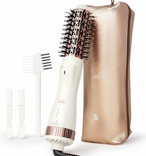 1.5 Inch Round Brush Blow Dryer, Negative Ionic One Step Volumizer Dryer, 4-in-1 Hot air Brush-Not for Europe Travel