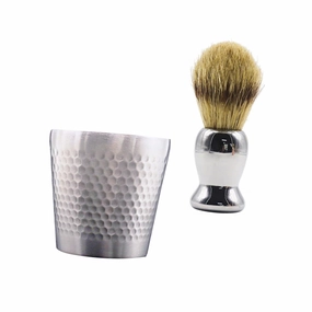 1 Set Men Shaving Brush Bowl Beard Grooming Kit Gentle on Skin Shaving Set Hair Brush Bowl