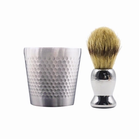 1set Men Shaving Brush and Bowl Set Soft Bristle Beard Brush Bowl for Enhanced Shaving Grooming Kit for Daily Use