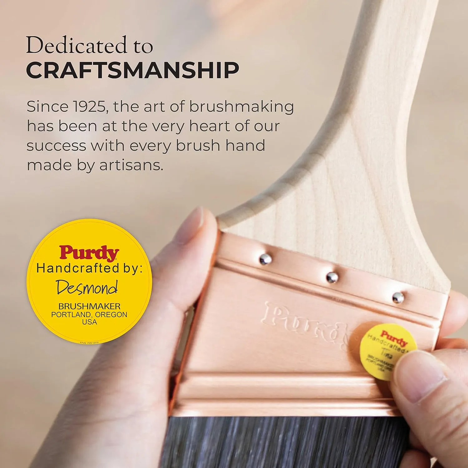 2-1/2" Purdy 144080225 Nylox Dale Angled Sash Paint Brush, Tynex Nylon