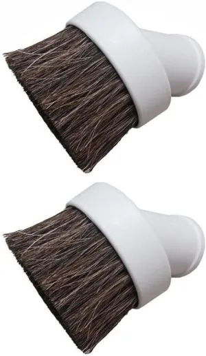 2 Pack Replacement Central Vacuum Round Dusting Brush 1 1/4" Attachment Vacuum Tool for Vacuflo for Beam for Nutone for Hayden Models
