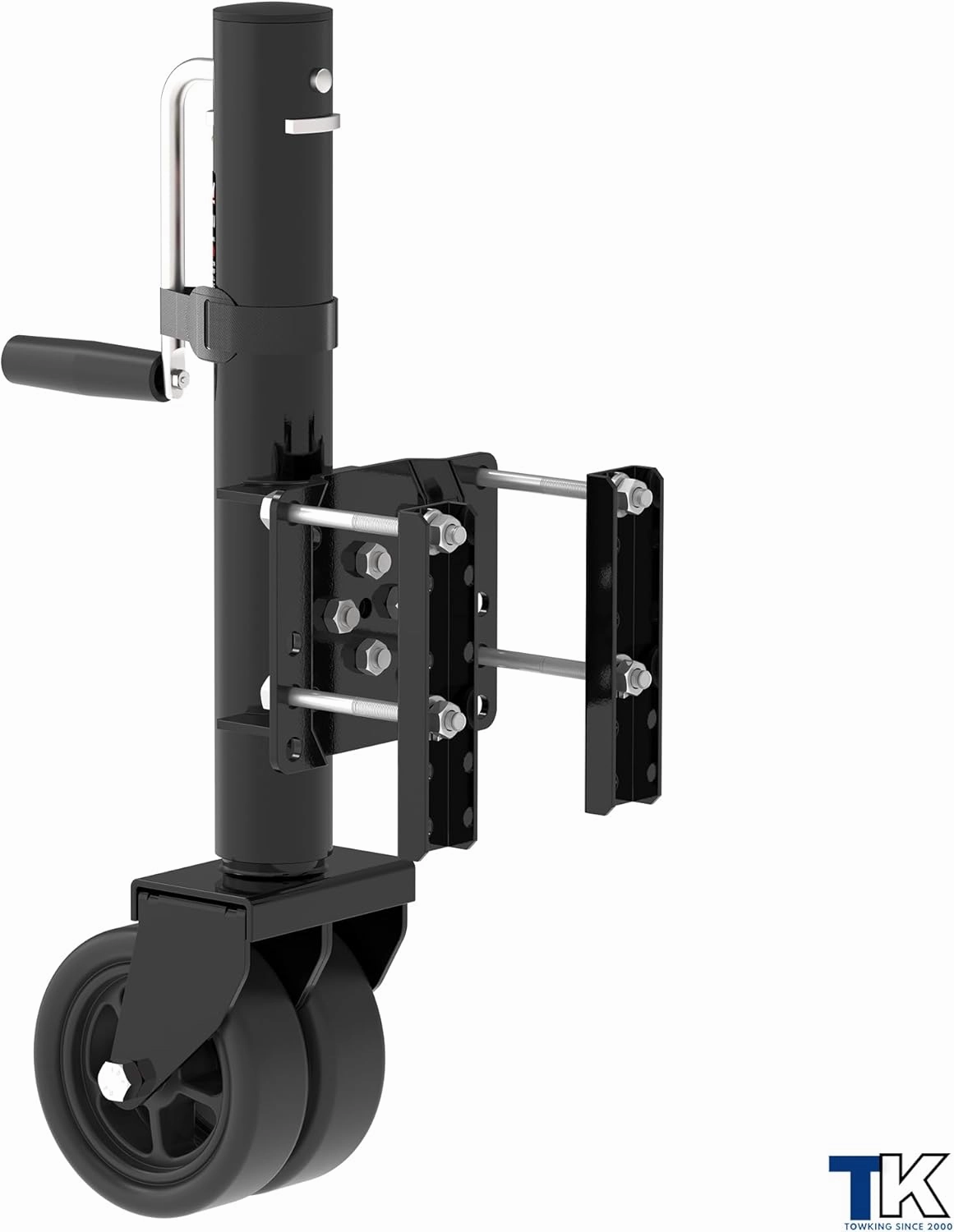 2000 lbs Upgraded Boat Trailer Jack, 10" Lift, Bolt On Trailer Jack for RV, Boat and More, Black
