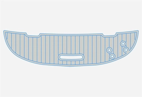 2004-2008 Maxum 2200 SR3 Swim Platform 1/4” 6mm eva Faux Teak Deck Surfing Boat Fishing Boat Motorcycle Hurts crapet Non-Slip mat Floor
