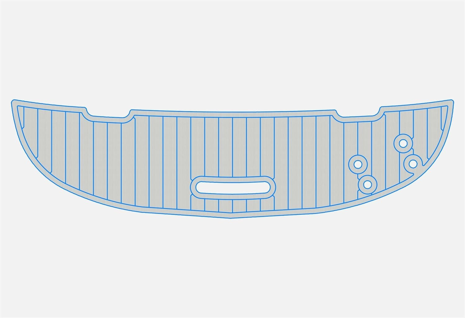2004-2008 Maxum 2200 SR3 Swim Platform 1/4” 6mm eva Faux Teak Deck Surfing Boat Fishing Boat Motorcycle Hurts crapet Non-Slip mat Floor