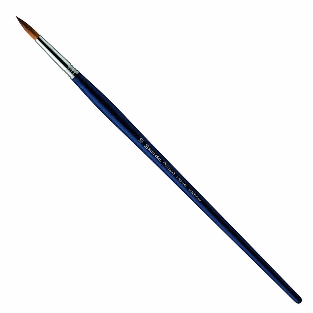 2410 Escoda Optimo Kolinsky Sable Round Long Handle