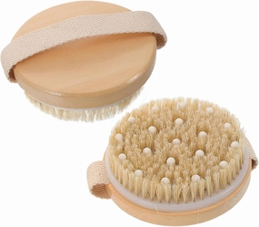 2pcs Body Exfoliating Brushing Tool for Wet Shower Spa Care Versatile Skin Scrubber for Exfoliating Massaging All Skin Types