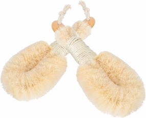 2pcs Sisal Fiber Bath Brushes Exfoliating Body Scrubber for Skin Cleansing Comfortable Grip for Shower Dry Brushing Gentle Durable Plant Design