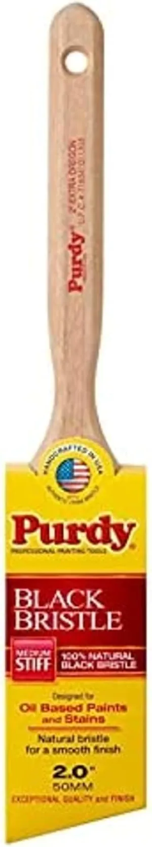 2" Purdy 144116020 Extra Oregon Angled Sash Paint Brush, Black China Bristle