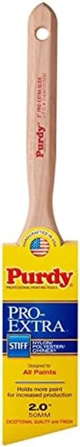 2" Purdy 144152720 Pro-Extra Elasco Glide Angled Sash Paint Brush, Tynex Chinex & Orel