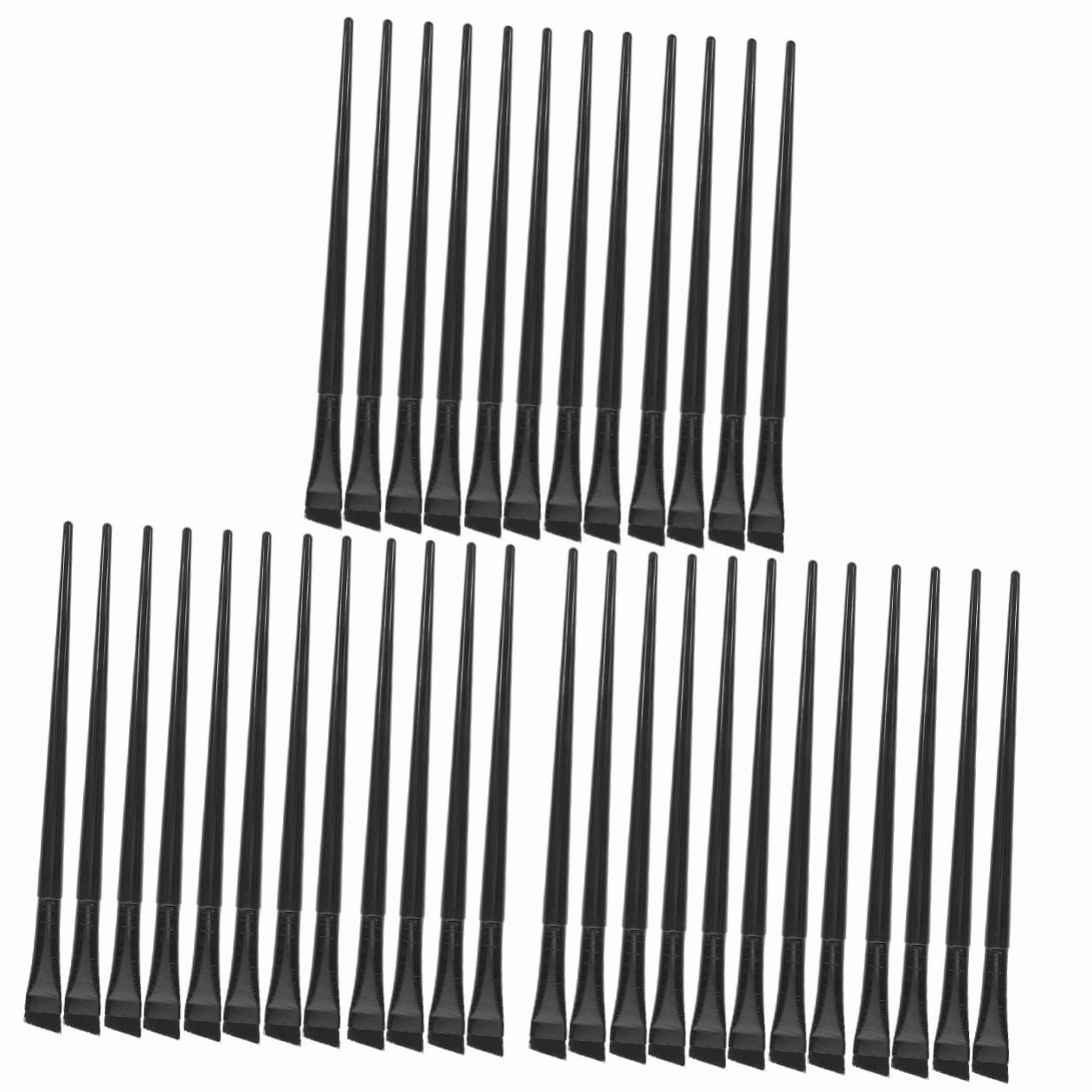 36pcs Angled Eyebrow Brush Makeup Tools for Eyeliner Eyeshadow Application Lightweight Sturdy Design for Beginners Professionals for Travel Everyday Use