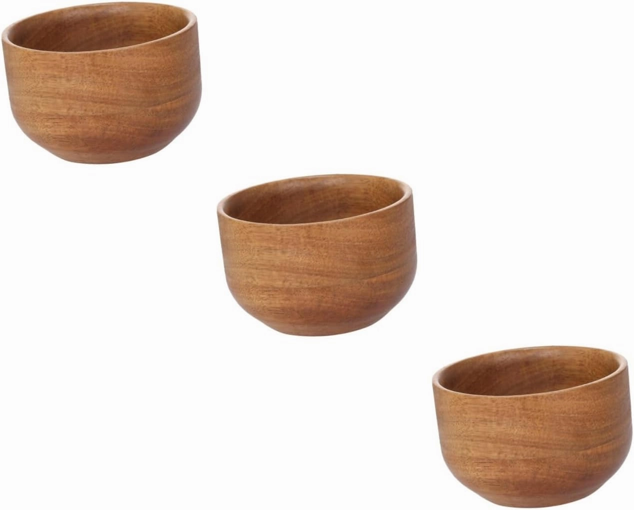 3pcs Wooden Shaving Bowl Art of Shaving Cream Bowl for Men Beard Soap Cream