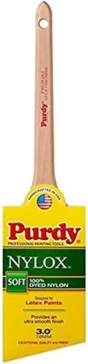 3" Purdy 144080230 Nylox Dale Angled Sash Paint Brush, Tynex Nylon