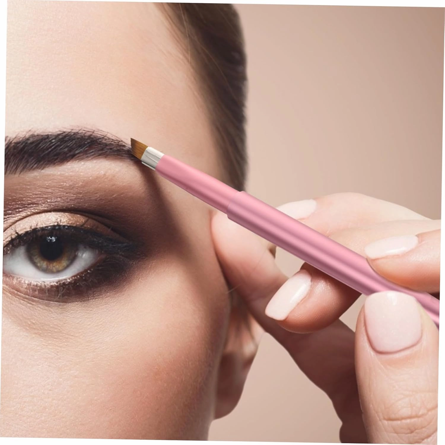 3sets Makeup Artist Brush 5-piece Girls Makeup Brush Set Acrylic Cosmetic Eyebrow Spoolies for Girls 2pcs*3