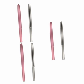 3sets Makeup Artist Brush 5-piece Girls Makeup Brush Set Acrylic Cosmetic Eyebrow Spoolies for Girls 2pcs*3