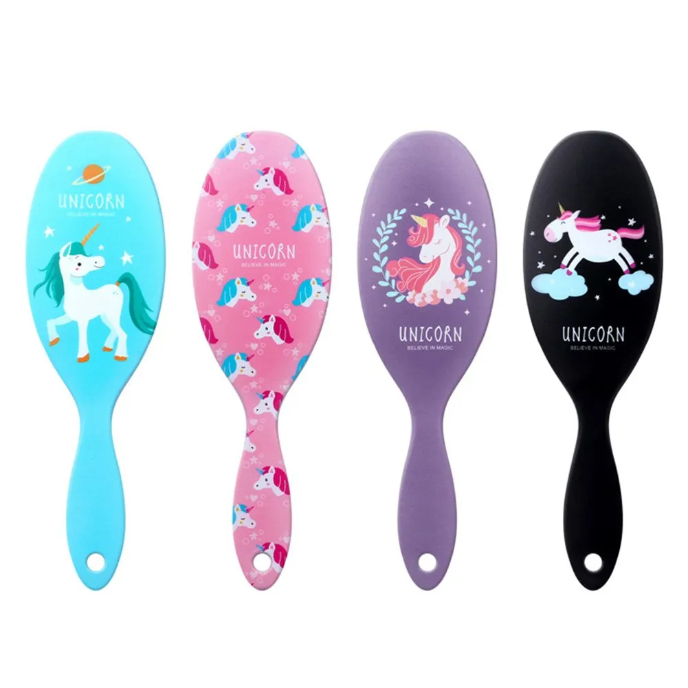 4 Pack Detangler Hair Brushes, Anti-static Massage Comb Hair Brush for Women Girls Curly Straight Long or Short Hair