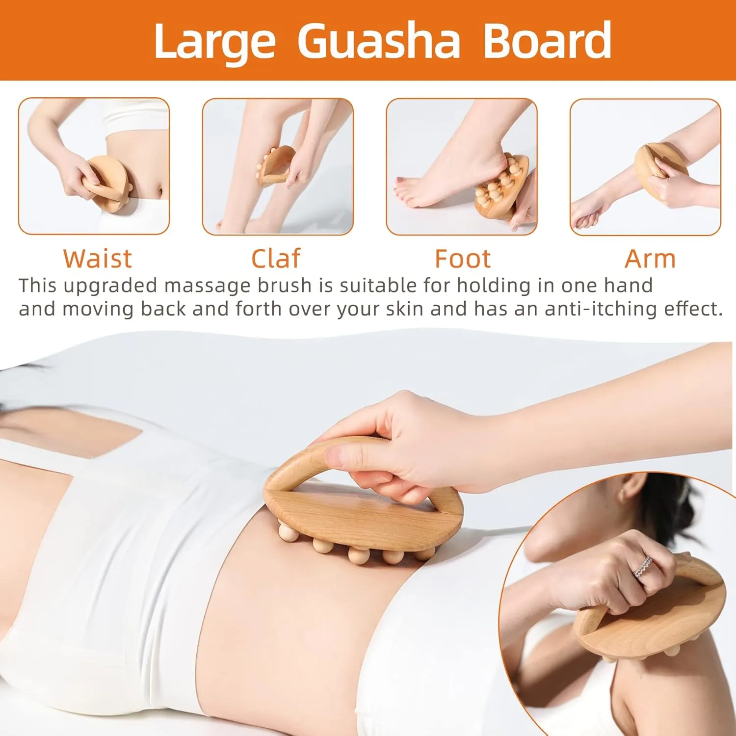 4 Pack Wood Therapy Massage Tools for Body Shaping,Lymphatic Drainage Massager,Maderoterapia Kit Colombiana,Wood Massage Tools,Body Sculpting Tools Set,Anti Cellulite,Body Contouring