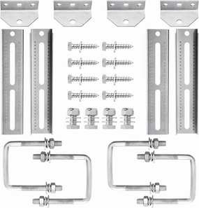 4 Pack 8"/10"/12" Boat Trailer Bunk Brackets for 1.5" x 3", 2" x 3", 3" x 3" Boat Trailer Crossmember