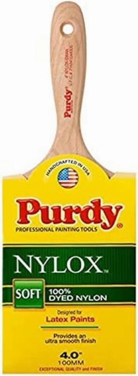 4" Purdy 144400240 Nylox Swan Paint Brush, Tynex Nylon