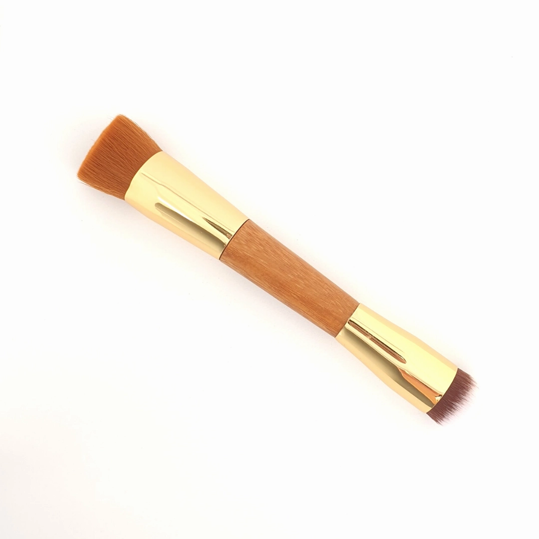 4 x Angled Foundation Brush and Contour Blend Brush - Makeup Cosmetic Tools