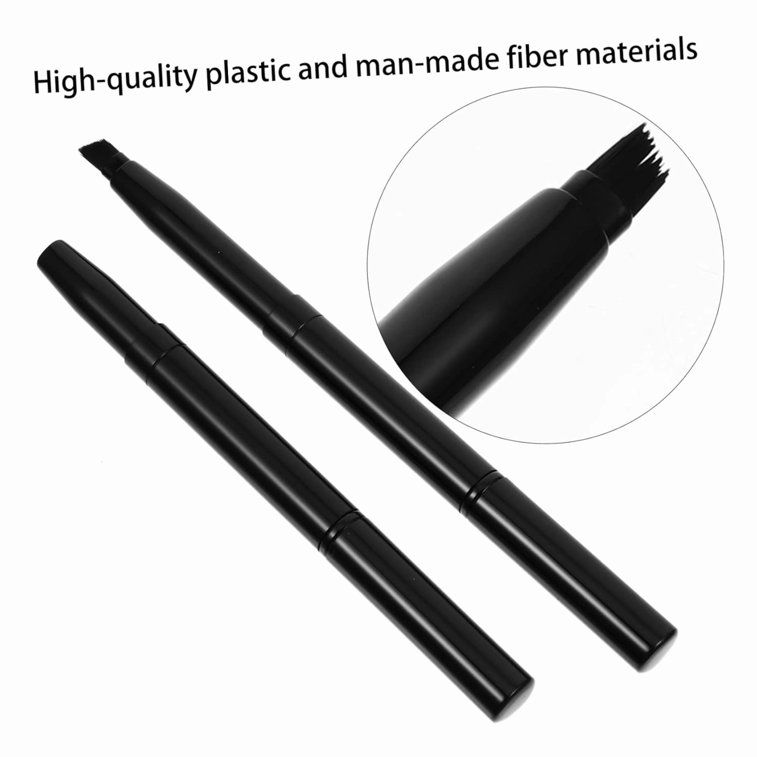 4pcs Double-ended Angled Eyebrow Brush Portable Brow Brush for Shaping Blending and Grooming Makeup Tool for Beginners and Professionals Soft Material for Comfortable Application