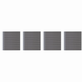 4sets Makeup Brushes Eyeliner Set for Girls Angled Eyeliner Brush Spoolies Perfect Present 50pcs*4