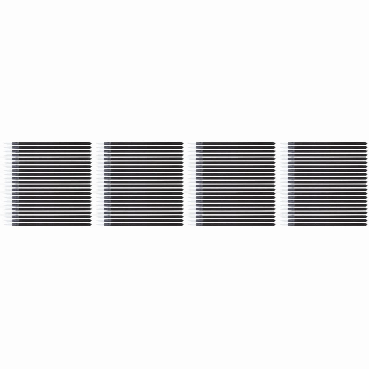4sets Makeup Brushes Eyeliner Set for Girls Angled Eyeliner Brush Spoolies Perfect Present 50pcs*4