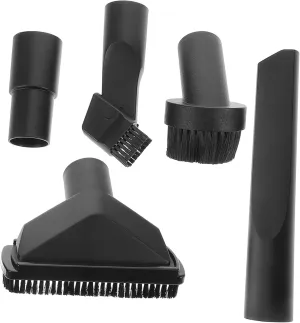 5pc Set Vacuum Cleaner Attachments Dust Brush Round Nozzle Crevice Tool for 32/35mm Vacuum