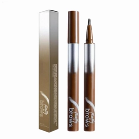 5pcs 0.55ml Waterproof Eyebrow Pencil - Makeup Brow Stylist Definer | Ultra-Fine Mechanical Pencil | Long-Lasting Colored Eye Liners | Natural Eyebrow Color for Draws Tiny Brow Hairs