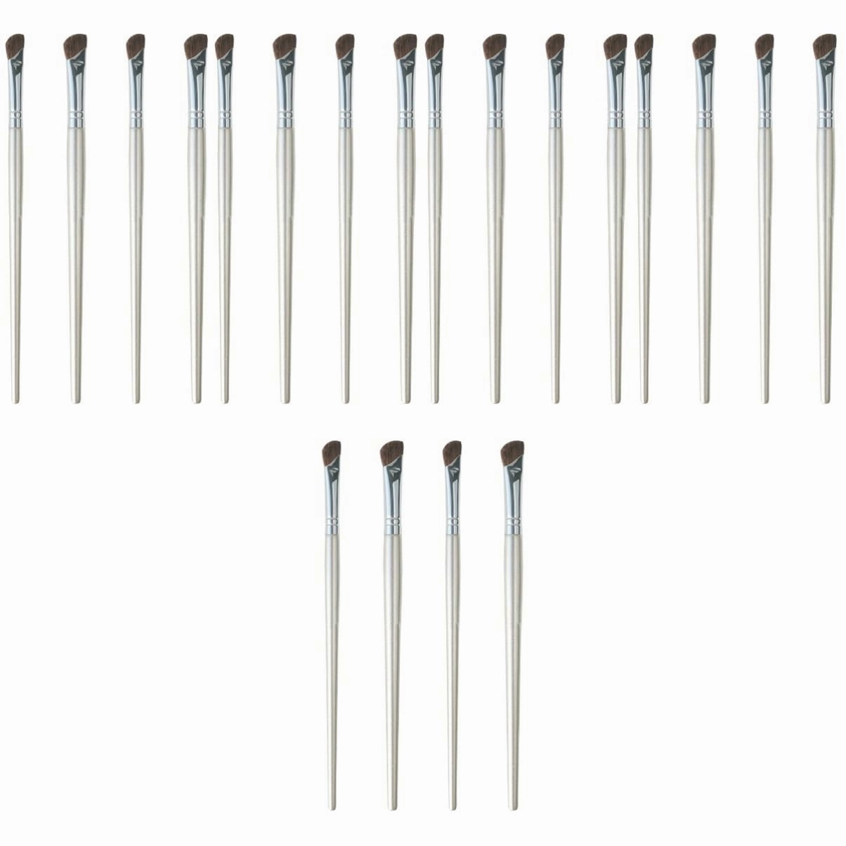 5sets Nose Contour Eyeshadow Soft Artificial Fiber Brush Makeup Kit Easy to Wash Maintain 4pcs*5