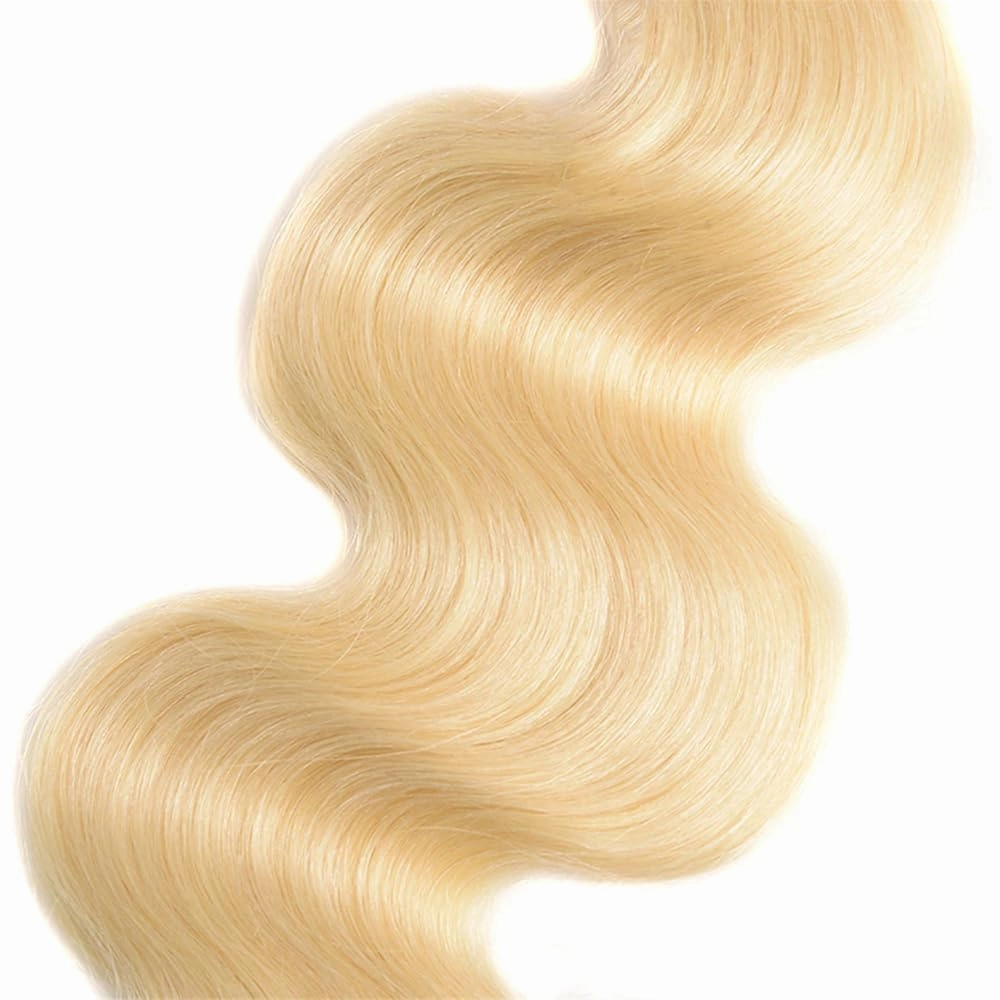 613 Body Wave Bundle Blonde Bundles Human Hair 22 24 26 Inch Brazilian Unprocessed Remy Hair Extensions 613 Bundle Hair Weave Silky Soft Blonde Bundle Human Hair
