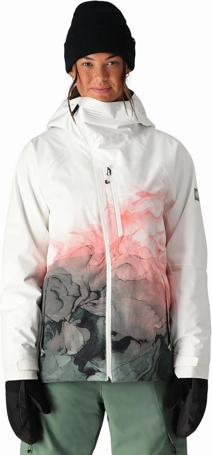 686 Women's Hydra Insulated Jacket - Mechanical Stretch Thermal Clothing - Water & Weather Resistant
