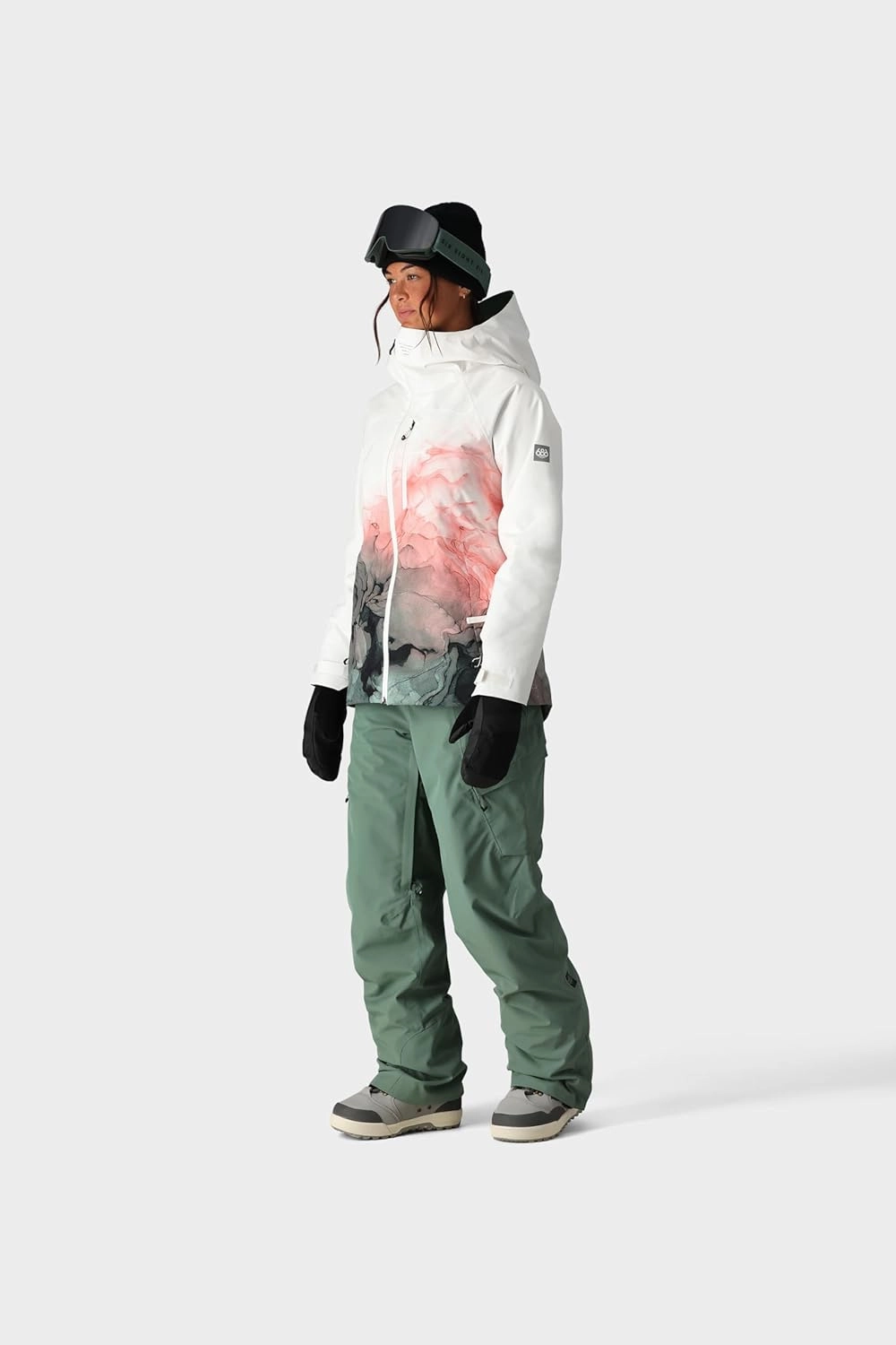 686 Women's Hydra Insulated Jacket - Mechanical Stretch Thermal Clothing - Water & Weather Resistant