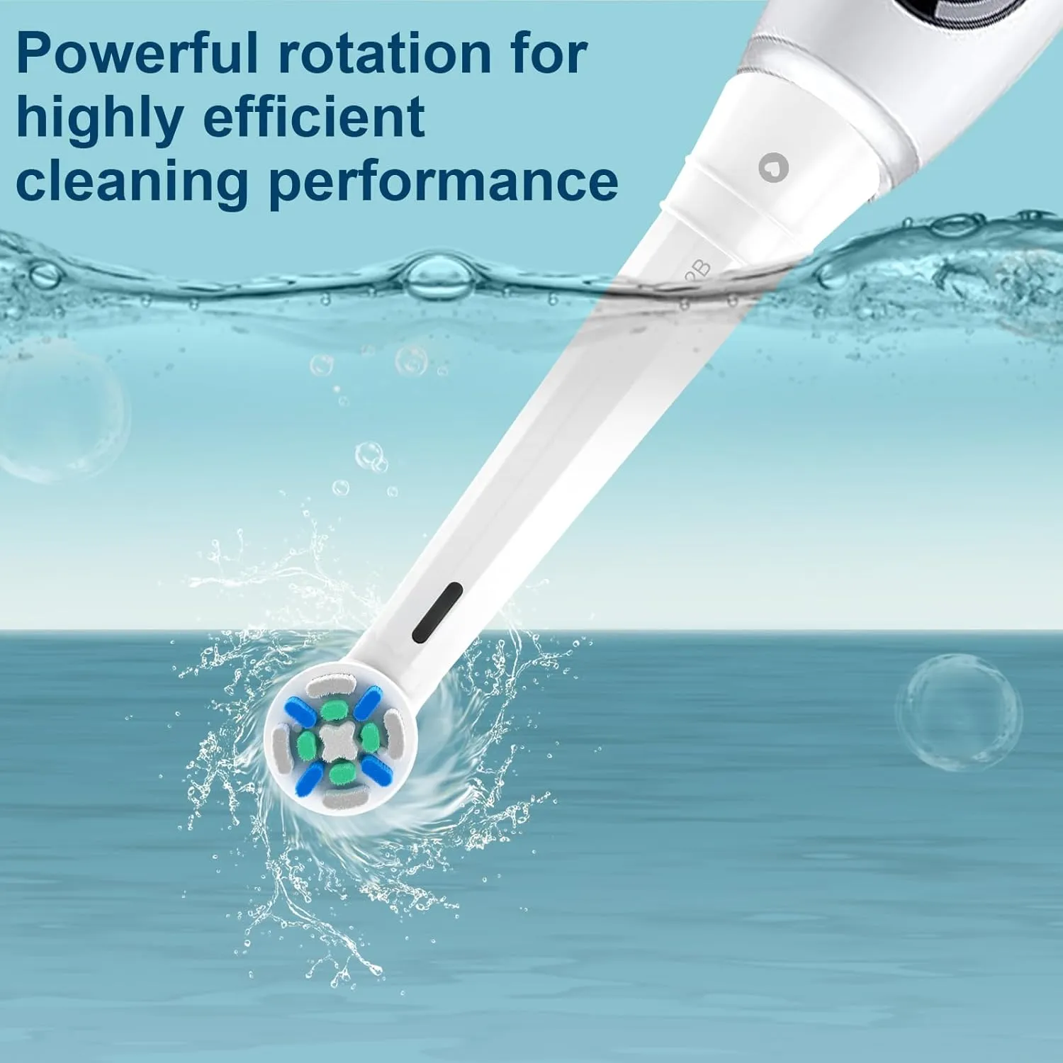 8PCS iO Replacement Heads Compatible with Oral B IO 2/3/4/5/6/7/8/9/10 Series Electric Toothbrush,Compatible with Oral B io Series Toothbrush Heads with Medium Bristles,White