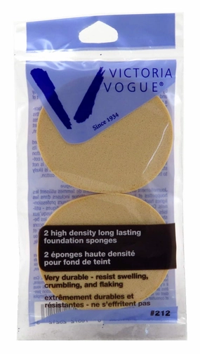 #212 Round Sponge 2 Count Foundation (6 Pack)