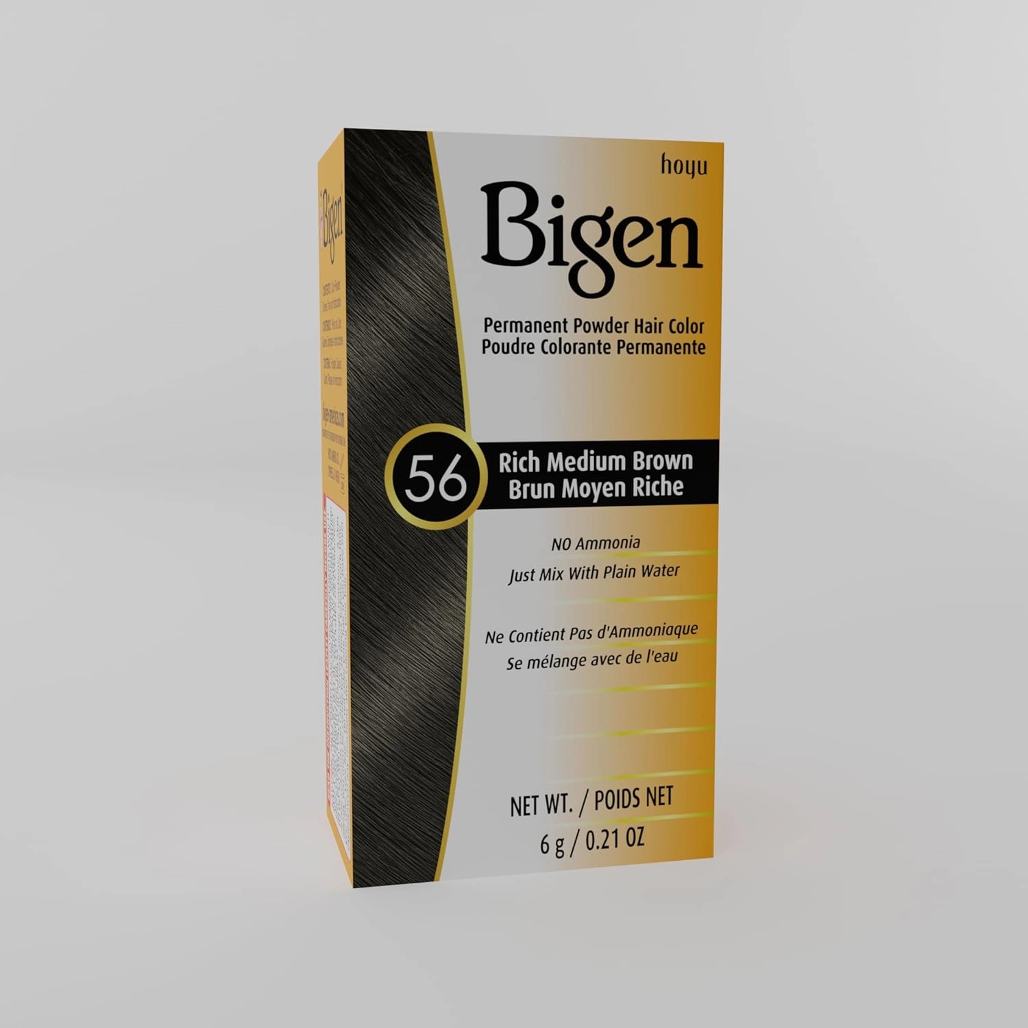 #56 Rich Medium Brown Bigen Permanent Powder - 12 Pack