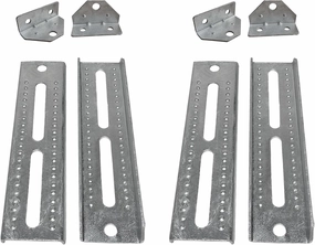 A.A 10" Galvanized Swivel and Top Bunk Bolster Bracket for Boat Trailer, Heavy Duty