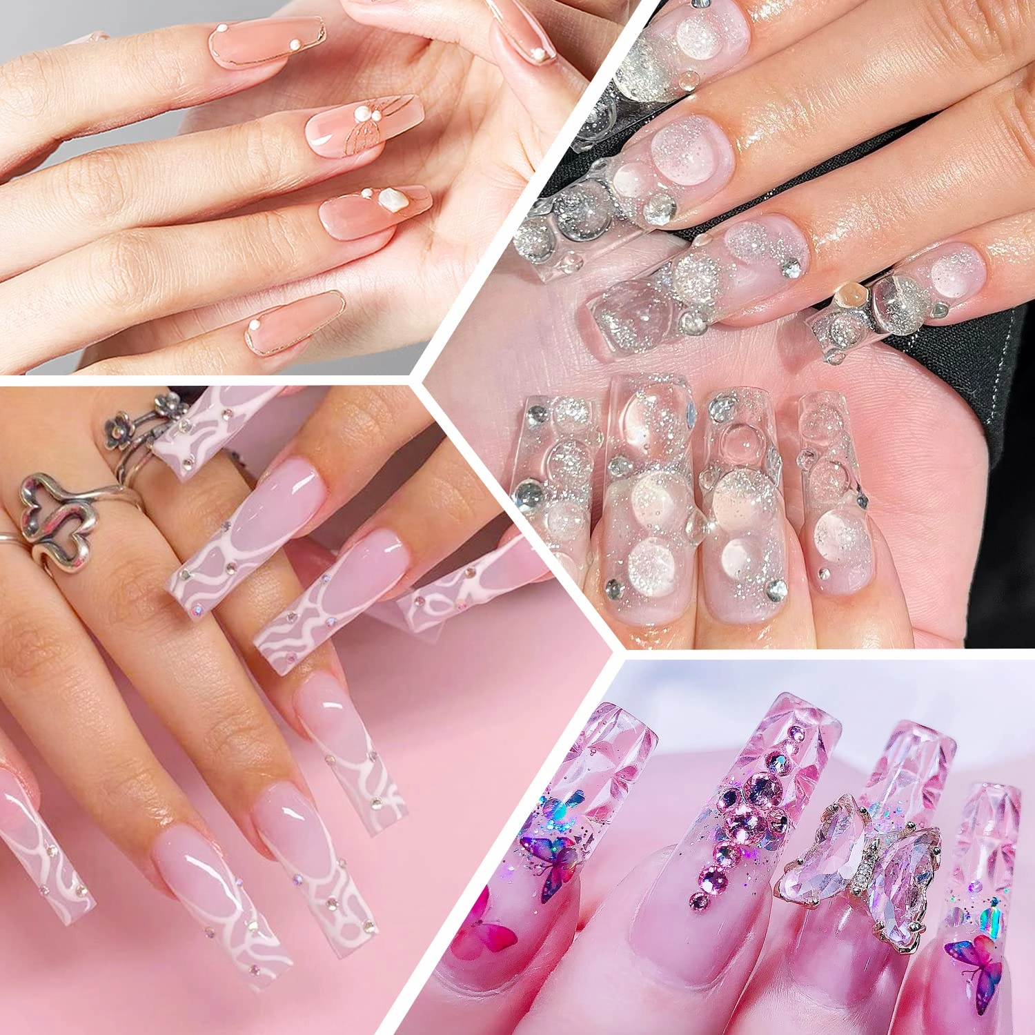 Acrylic Nail Brush - Kolinsky Acrylic Brushes, Size 12, Crimped Oval Crystal Handle Powder Brush, Professional Nail Art Manicure Tool and DIY Home Salon