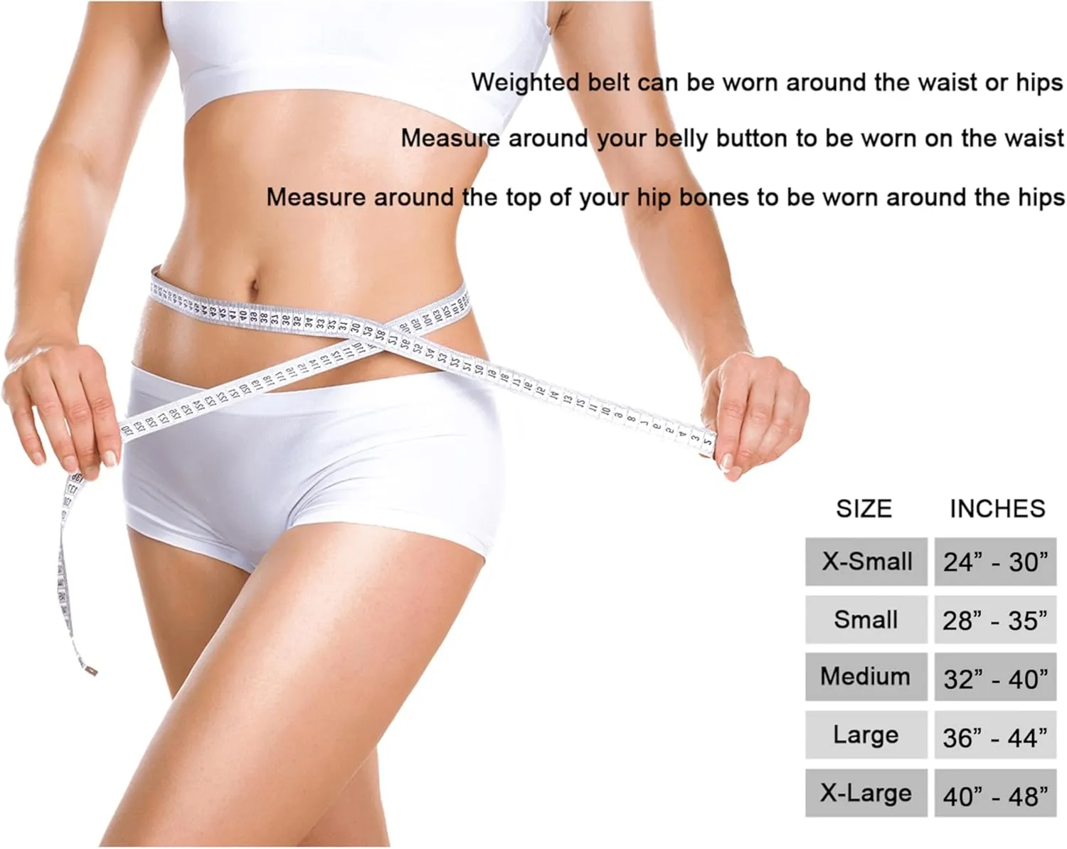 Adjustable Weighted Walking and Exercise Belt