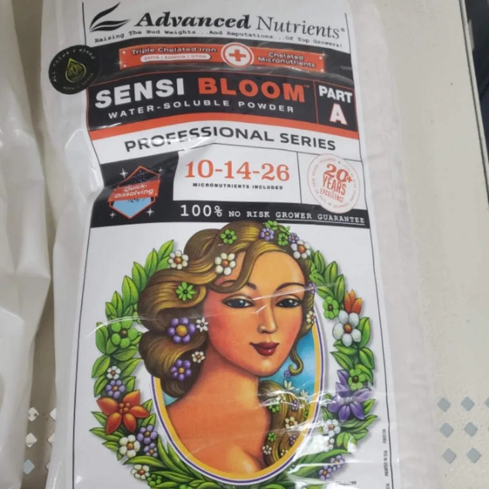 Advanced Nutrients Sensi Bloom Part A B WSP Professional Series 5lbs Set