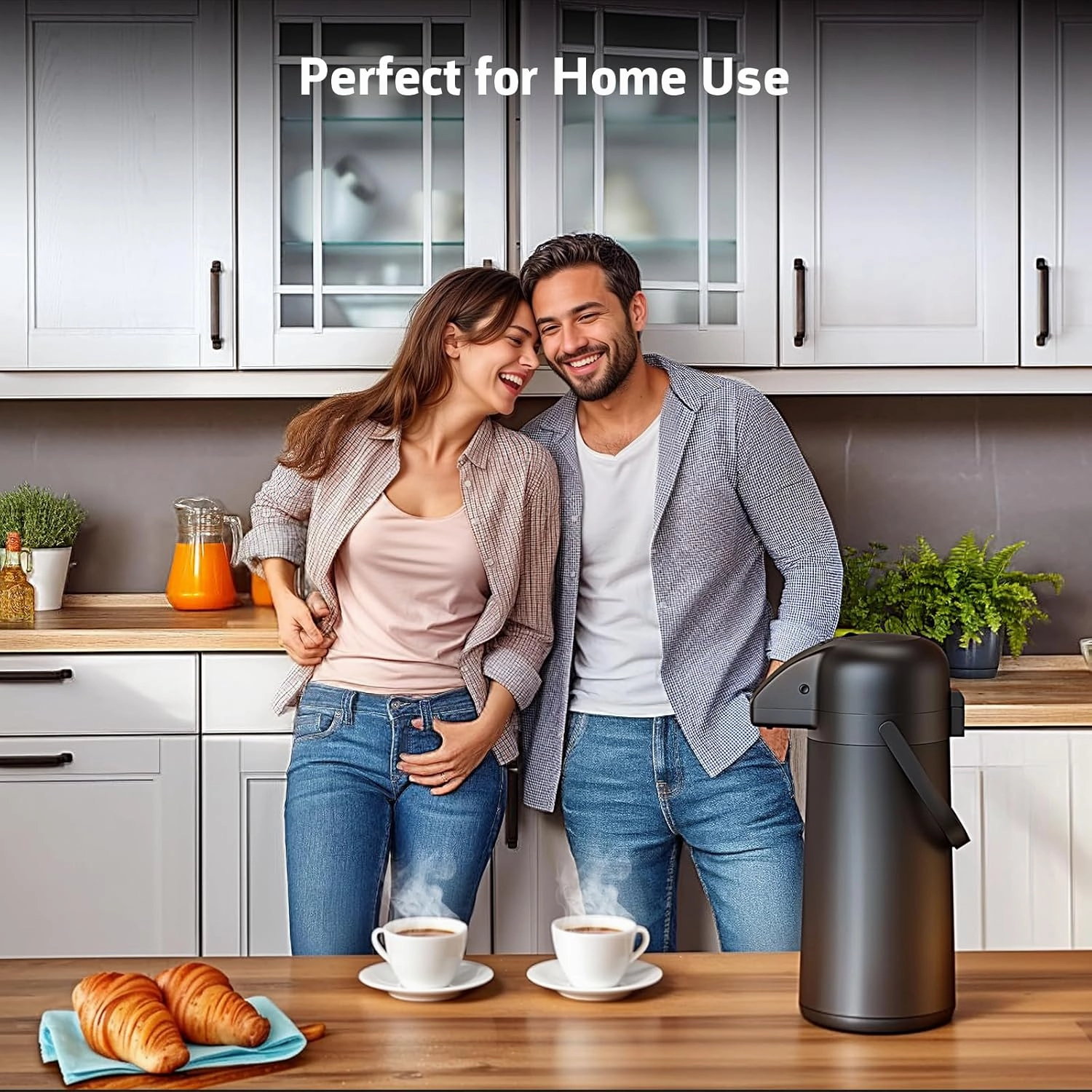 Airpot Coffee Carafe for Keeping Hot - 102 OZ/ 3L Large Coffee Dispenser with Pump - Insulated Stainless Steel Thermos Urn for Hot Drinks Water Tea - Thermal Beverage Dispenser for Parties