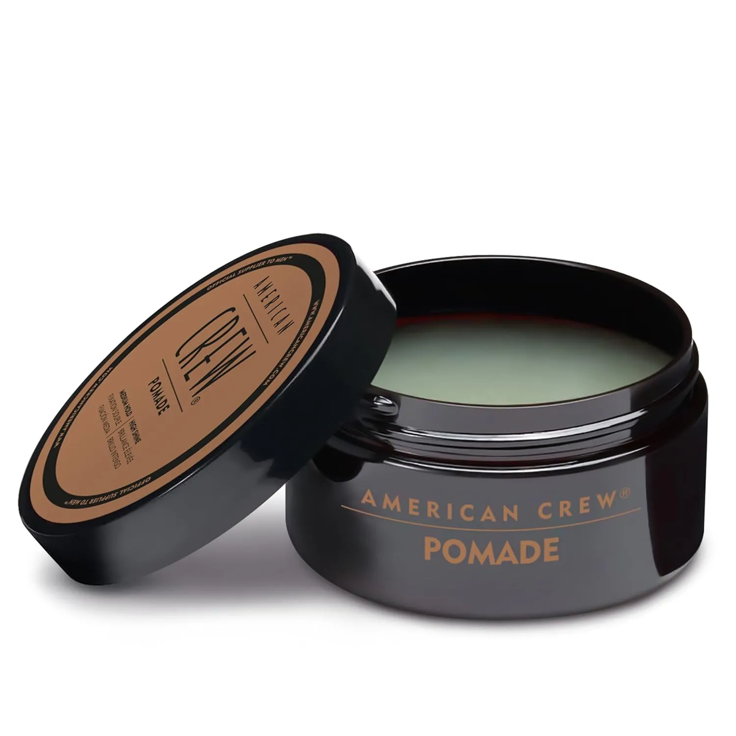 American Crew Men's Hair Pomade, Like Styling Gel with Medium Hold & High Shine, 3 oz