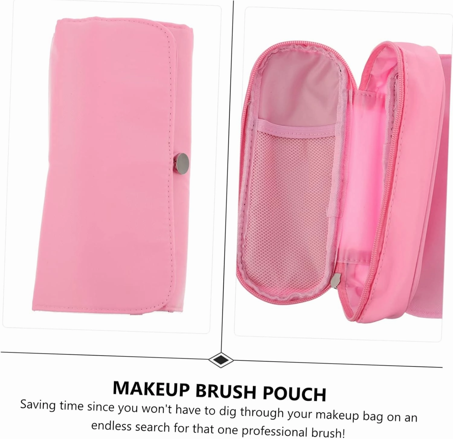 Angoily 2pcs Multifunctional Makeup Rolling Case Compact Cosmetic Storage Pouch for Lip Gloss Nail Polish Tools Practical Organizer for Travel Everyday Use Design
