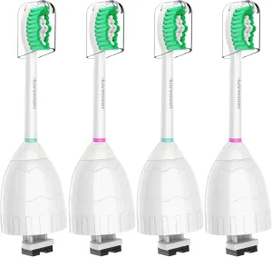 Aoremon Replacement Heads for Philips Sonicare e-Series HX7022/66, Medium Soft Brush Heads fit Sonicare Essence Xtreme Elite Advance and CleanCare Electric Toothbrush