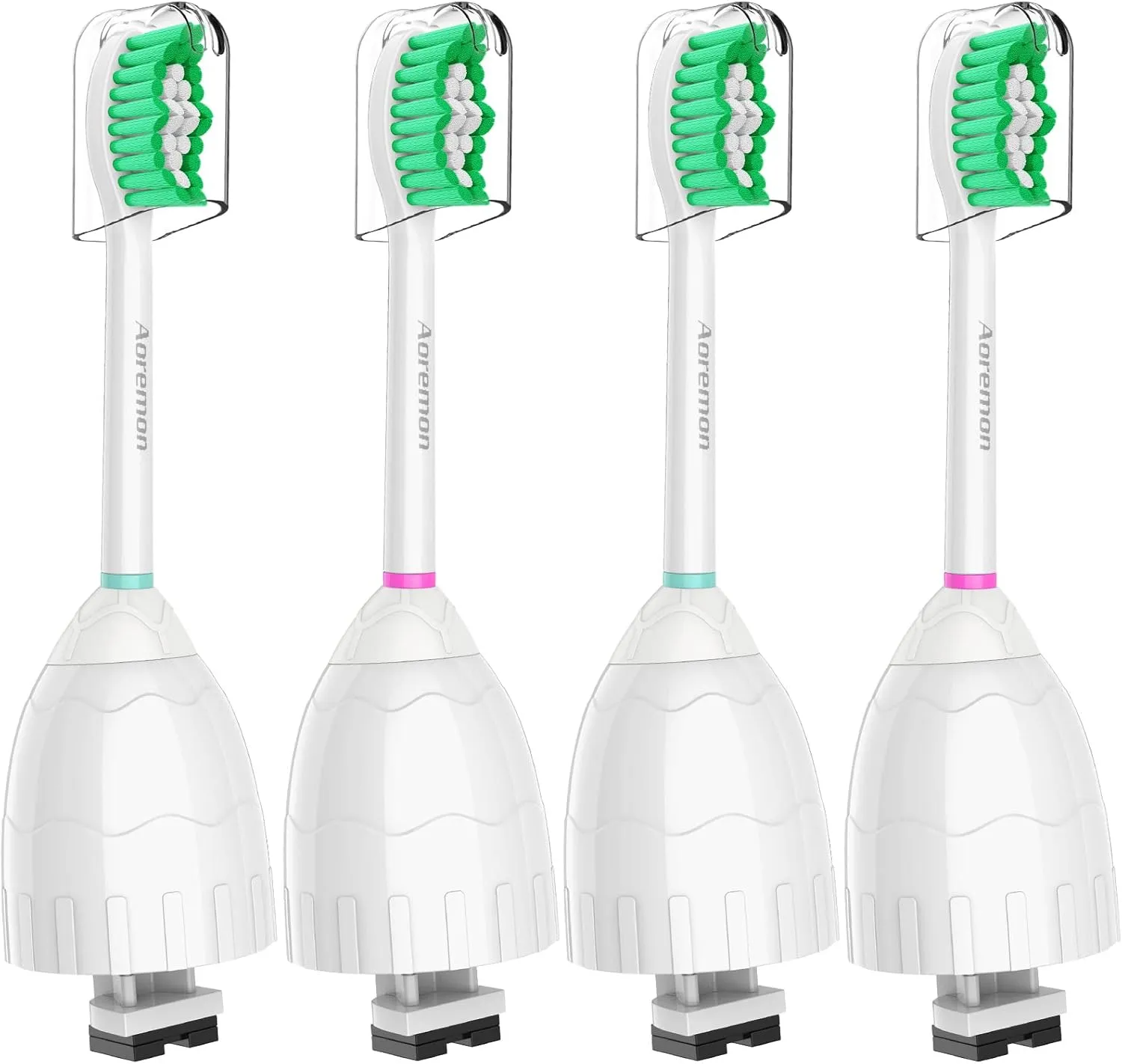 Aoremon Replacement Heads for Philips Sonicare e-Series HX7022/66, Medium Soft Brush Heads fit Sonicare Essence Xtreme Elite Advance and CleanCare Electric Toothbrush