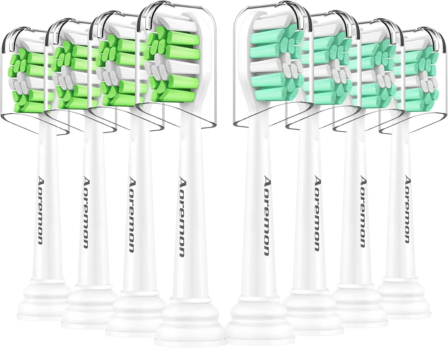 Aoremon Replacement Heads for Sonicare Philips Toothbrush: Compatible with Sonicare DiamondClean HX6063/65, 2 Series Hx9023/65 and Other Click on Electric Toothbrush