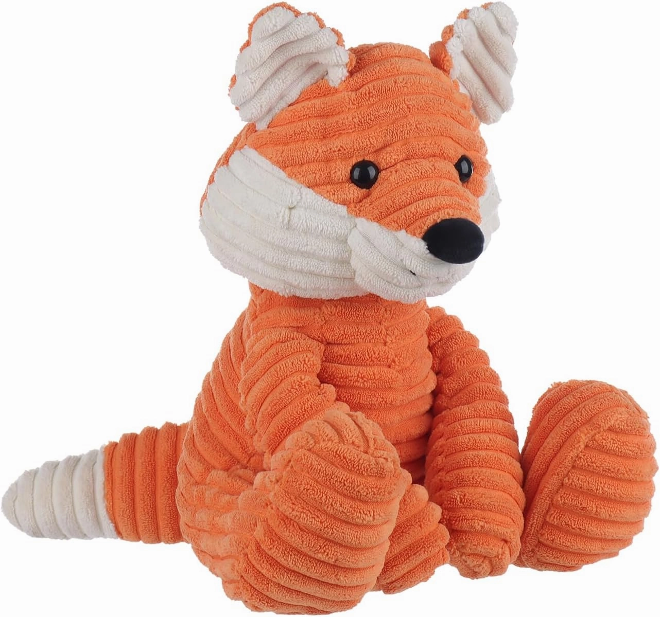 Apricot Lamb Toys Plush Corduroy Fox Stuffed Animal Soft Cuddly Perfect for Child (Medium, 12 Inches)