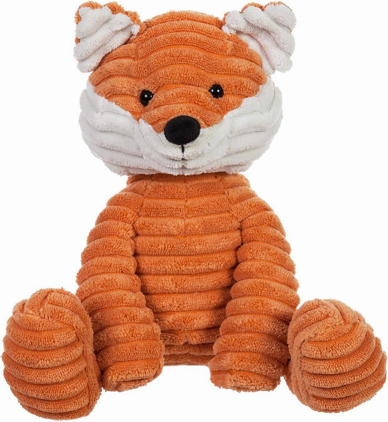 Apricot Lamb Toys Plush Corduroy Fox Stuffed Animal Soft Cuddly Perfect for Child (Medium, 12 Inches)