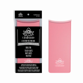 Authentic Cooboard Balayage Board with Teeth | Original Highlighting Paddle from The Maker of Cooboard Hair Highlighting Kit | Easy to Clean, Sturdy, Lightweight (Cooboard Pink)